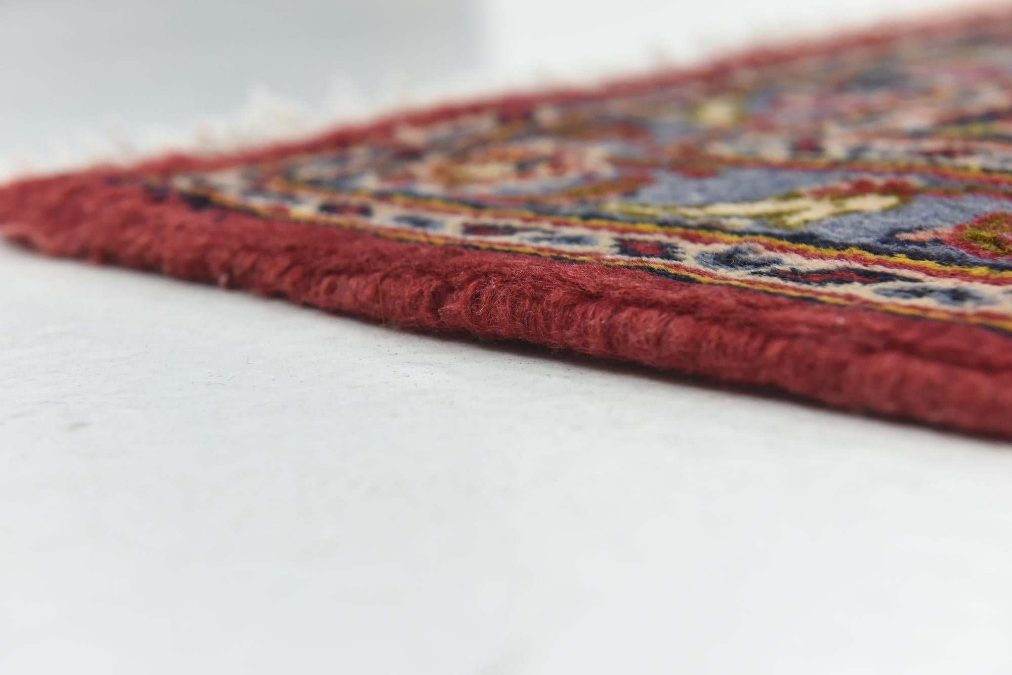 9' 9 x 12' 10 Hand Knotted Kashan Persian Wool Rug