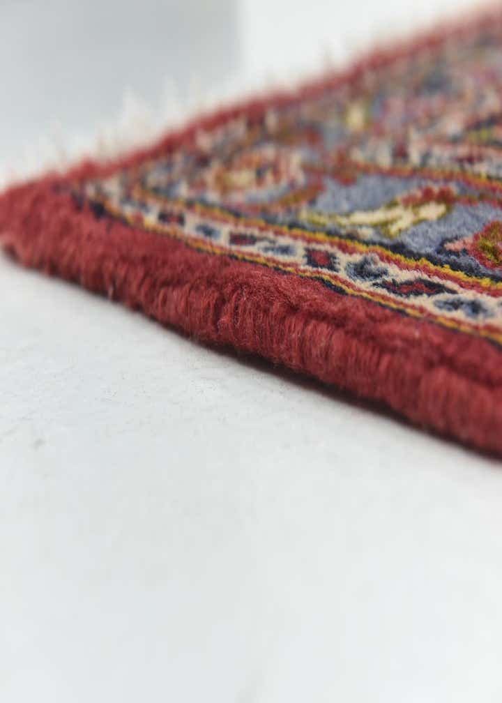 9' 9 x 12' 10 Hand Knotted Kashan Persian Wool Rug