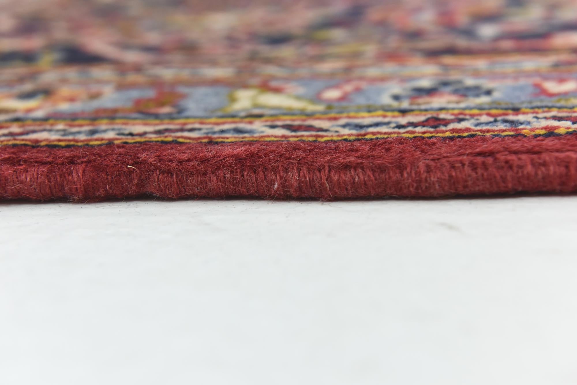 9' 9 x 12' 10 Hand Knotted Kashan Persian Wool Rug