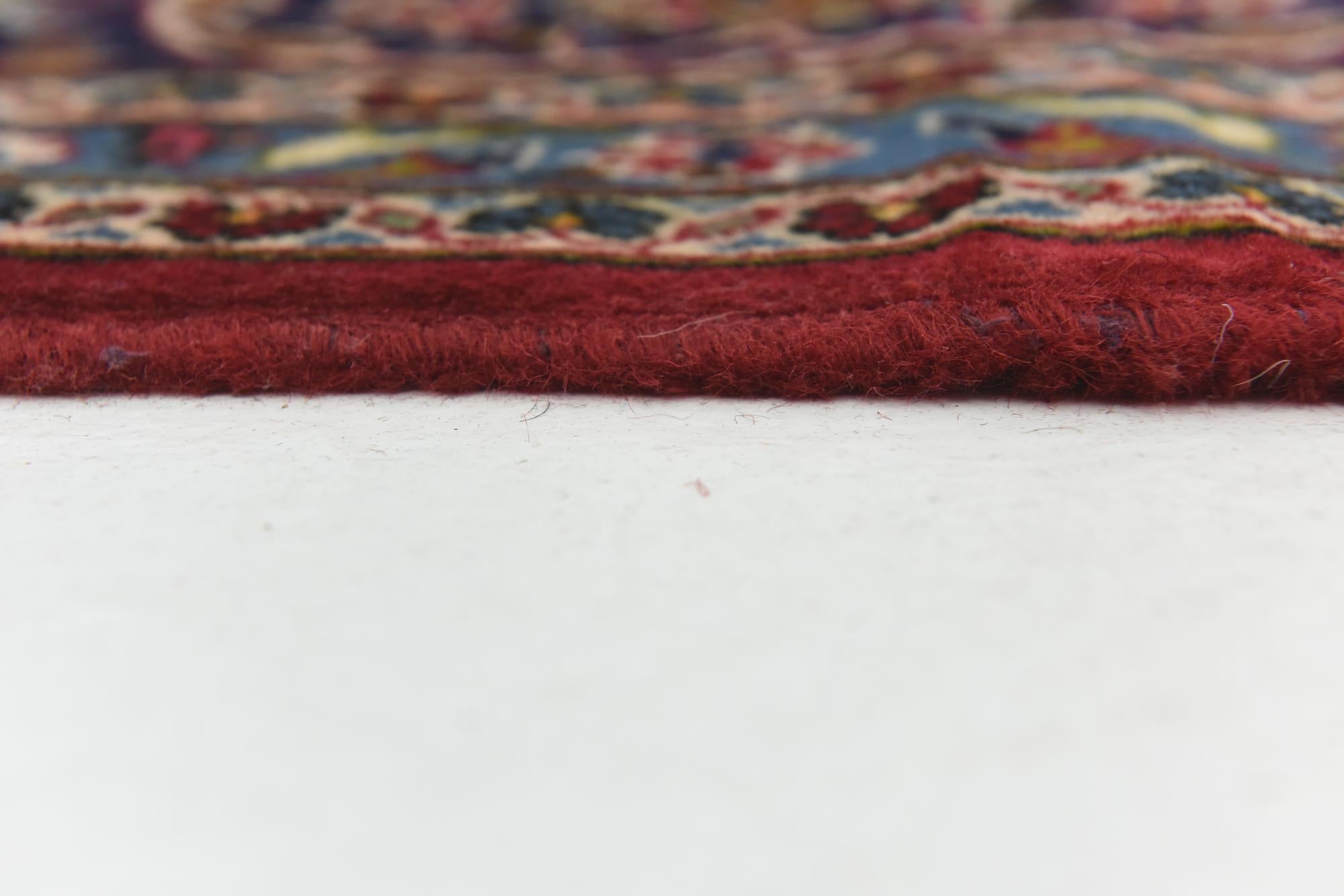 9' 10 x 12' 10 Hand Knotted Kashan Persian Wool Rug