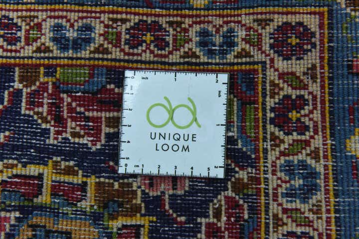 9' 9 x 13' 3 Hand Knotted Kashan Persian Wool Rug