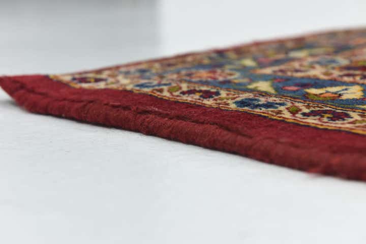 9' 9 x 13' 3 Hand Knotted Kashan Persian Wool Rug