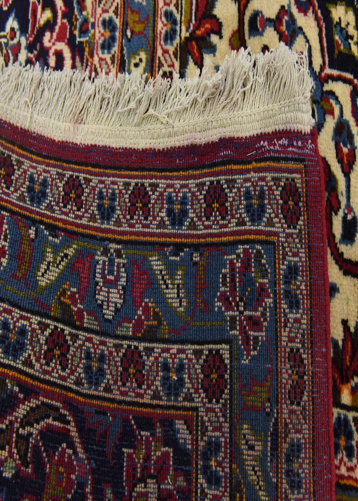 9' 9 x 13' 2 Hand Knotted Kashan Persian Wool Rug