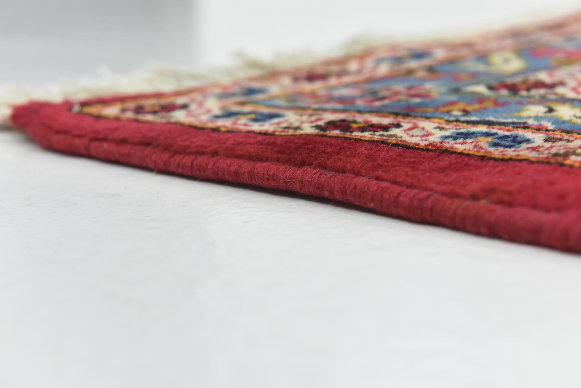 9' 9 x 13' 2 Hand Knotted Kashan Persian Wool Rug