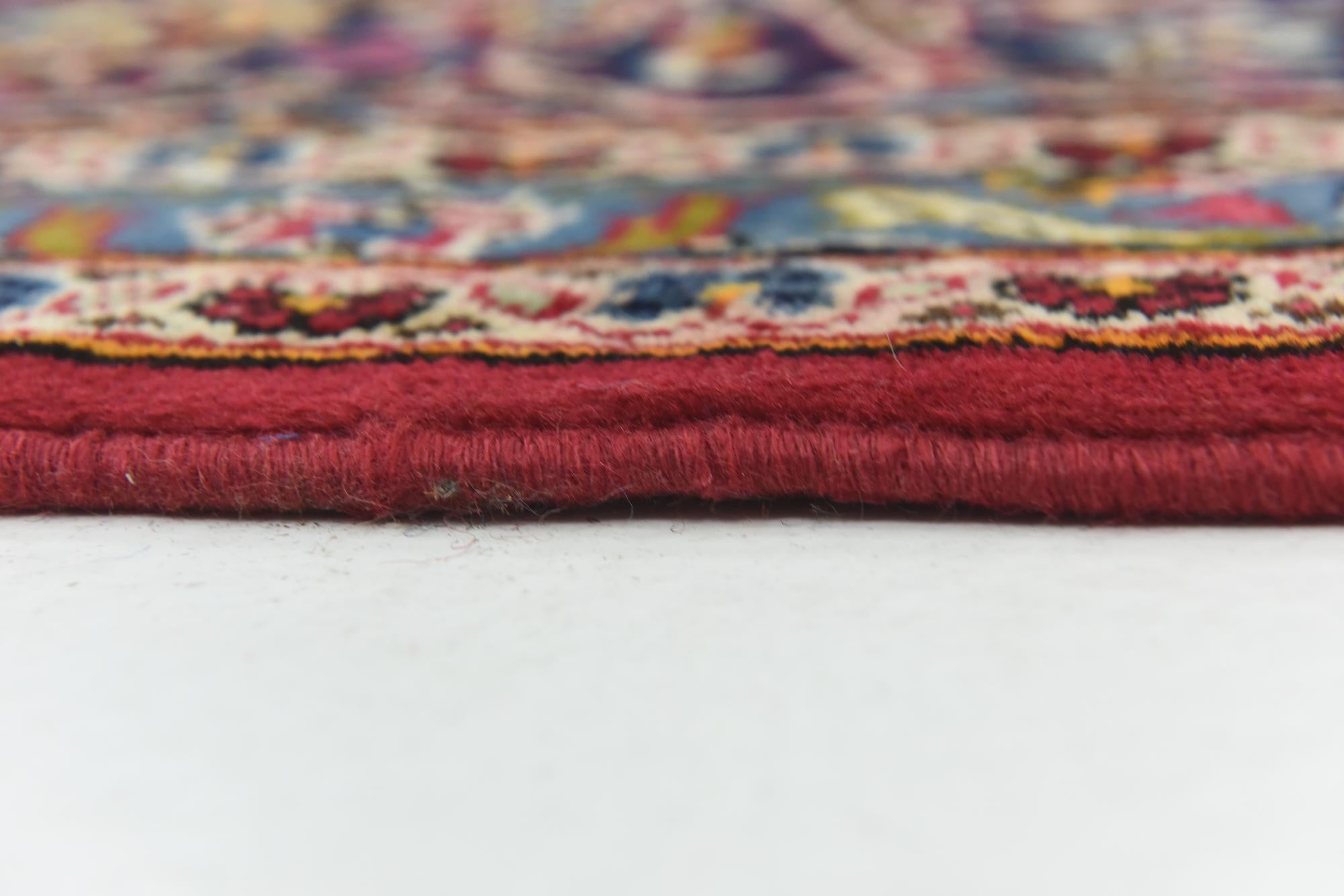 9' 9 x 13' 2 Hand Knotted Kashan Persian Wool Rug