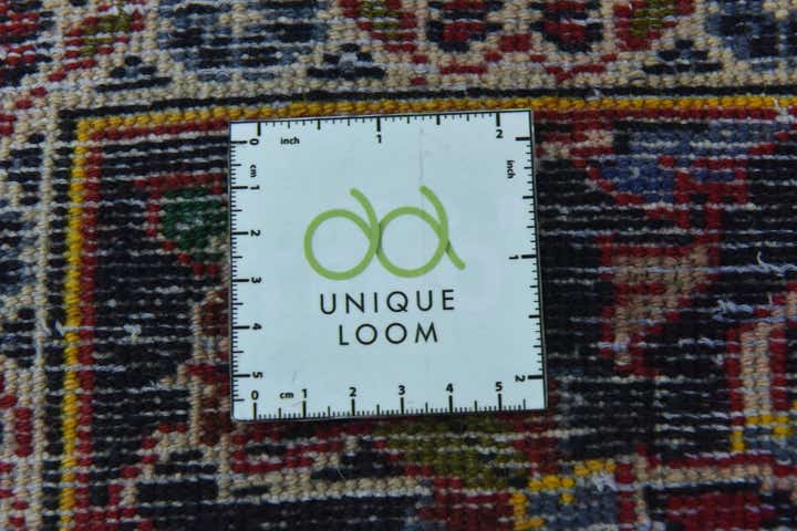 9' 7 x 13' Hand Knotted Kashan Persian Wool Rug