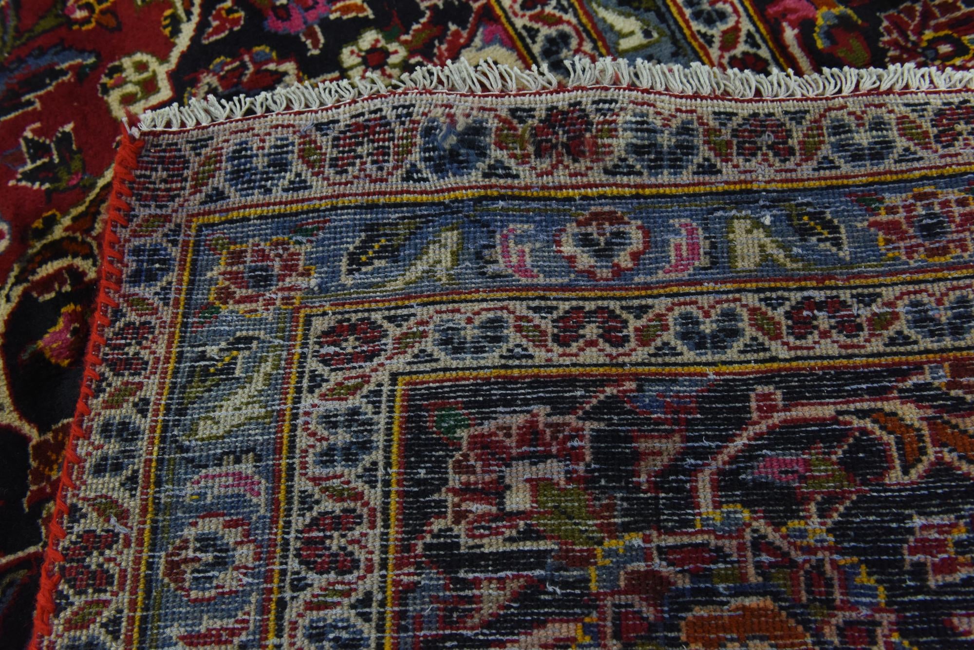 290cm x 395cm anudado a mano Kashan Alfombra Persa Lana