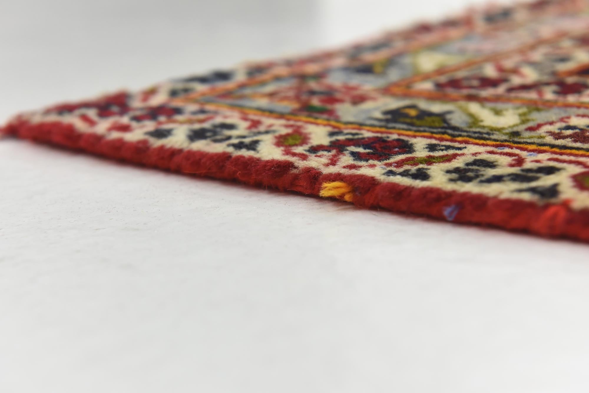 290cm x 395cm anudado a mano Kashan Alfombra Persa Lana