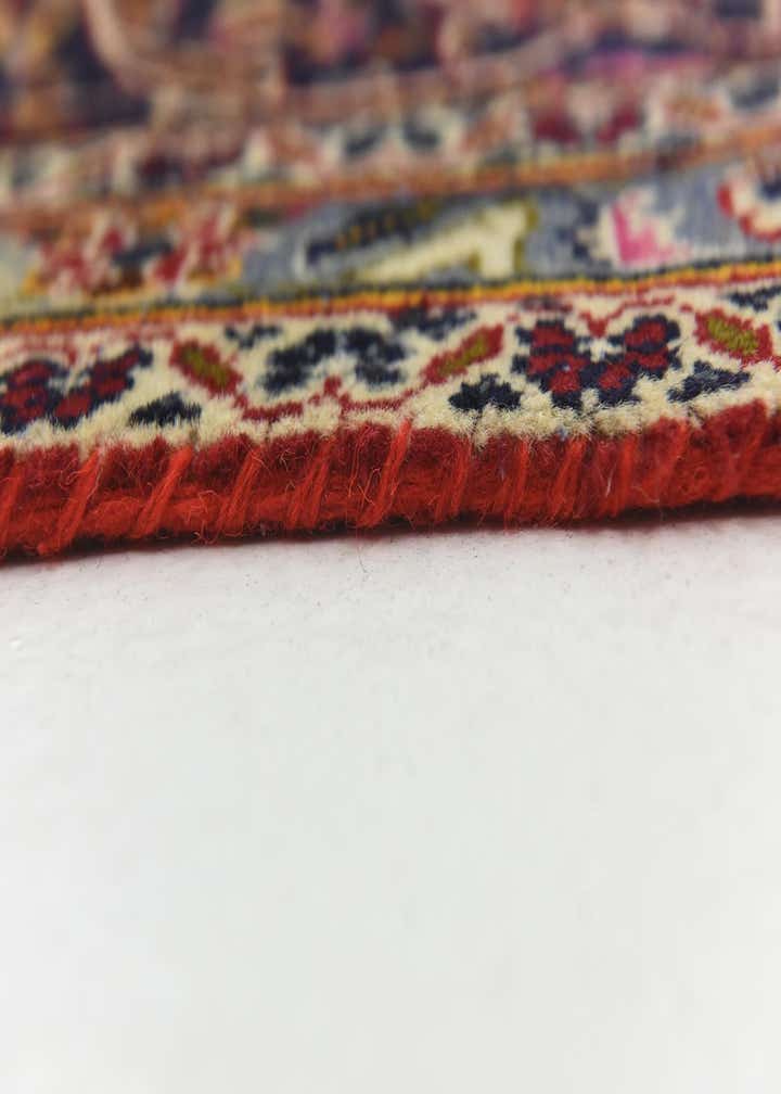 9' 7 x 13' Hand Knotted Kashan Persian Wool Rug