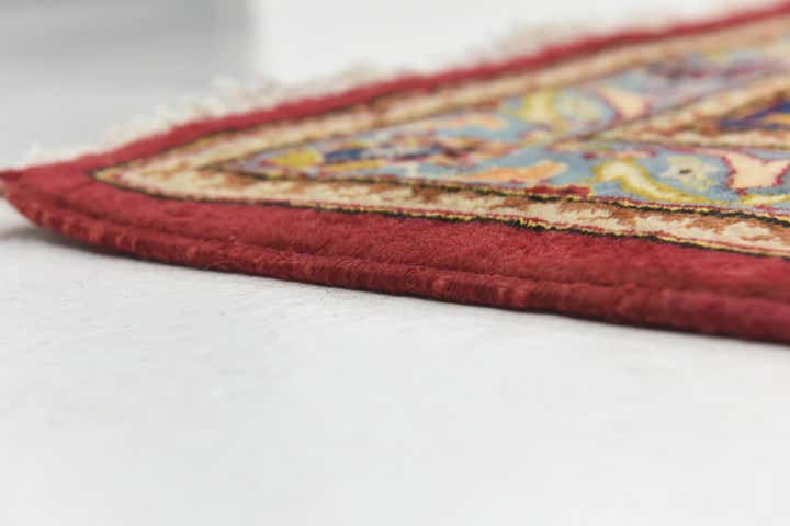 9' 8 x 13' Hand Knotted Kashan Persian Wool Rug