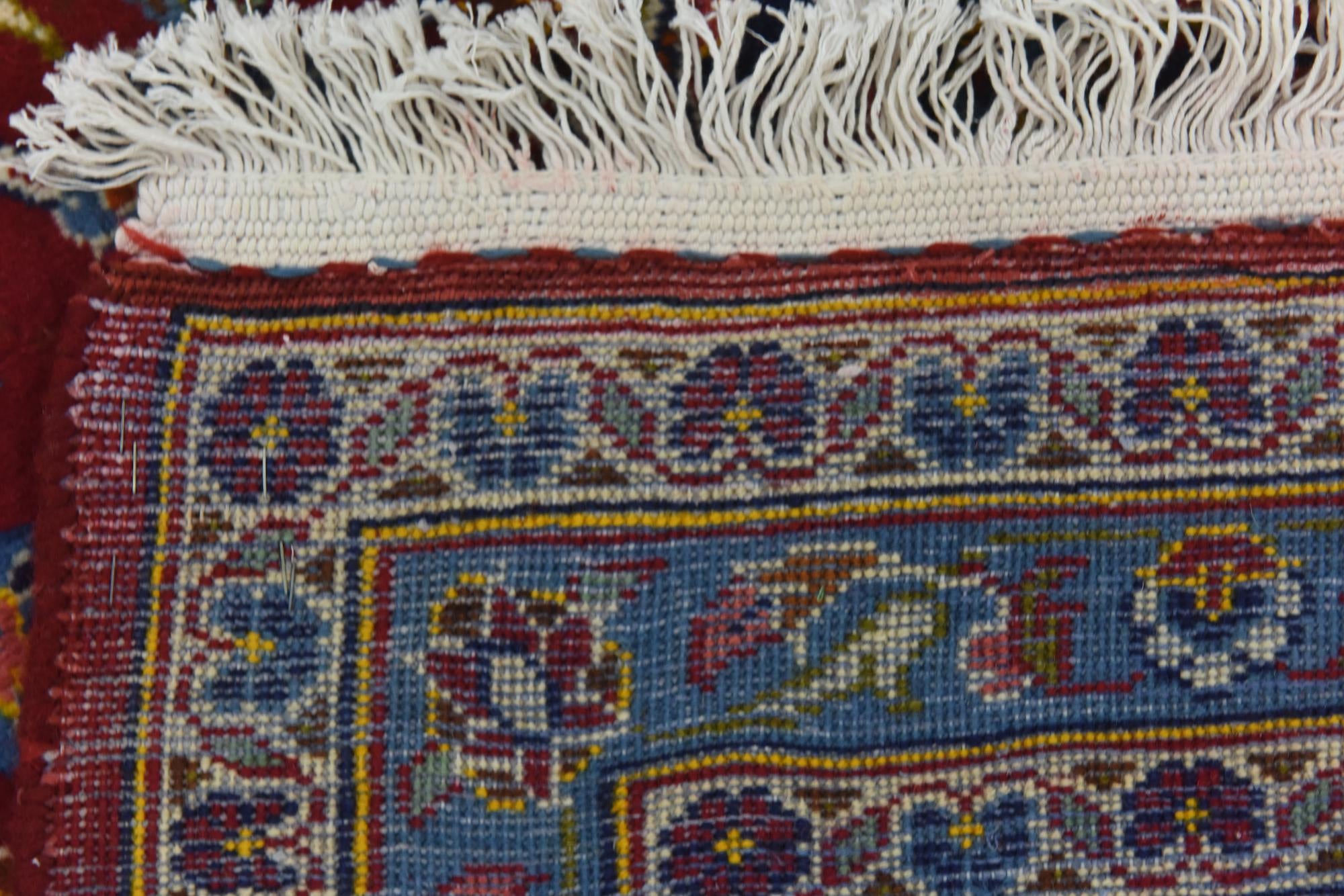 9' 6 x 13' Hand Knotted Kashan Persian Wool Rug