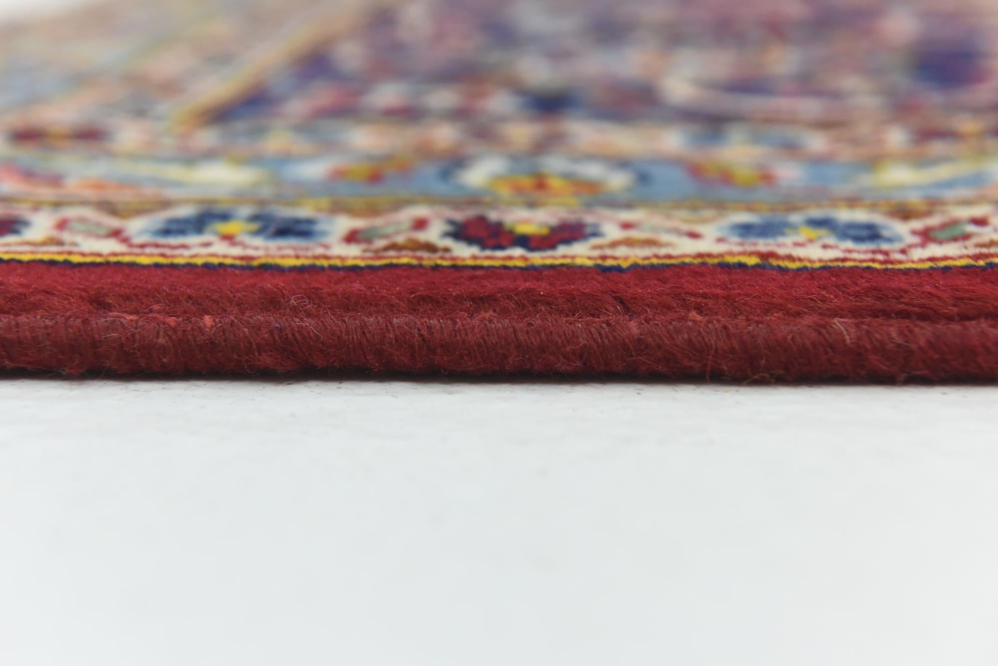 9' 6 x 13' Hand Knotted Kashan Persian Wool Rug