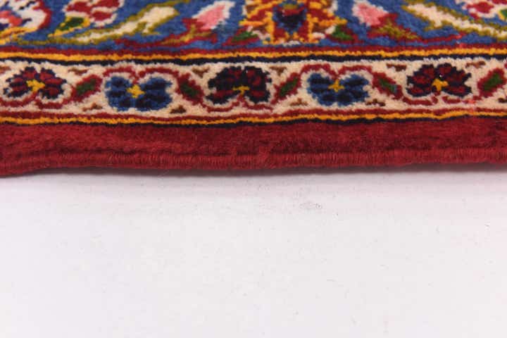 9' 9 x 13' Hand Knotted Kashan Persian Wool Rug