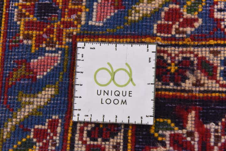 9' 9 x 13' Hand Knotted Kashan Persian Wool Rug