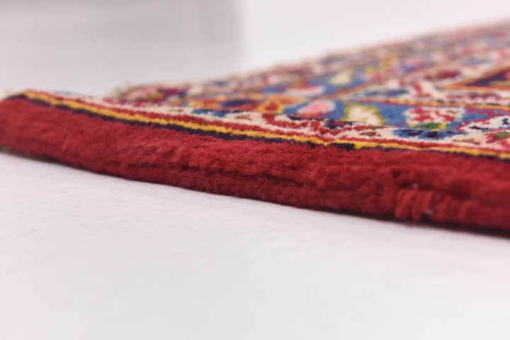 9' 9 x 13' Hand Knotted Kashan Persian Wool Rug