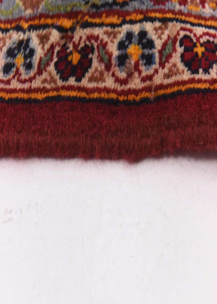 9' 8 x 13' Hand Knotted Kashan Persian Wool Rug