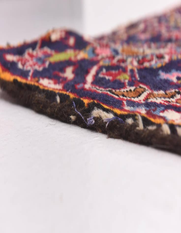 Detail image of 8' 8 x 12' 2 Hand Knotted Kashan Persian Wool Rug