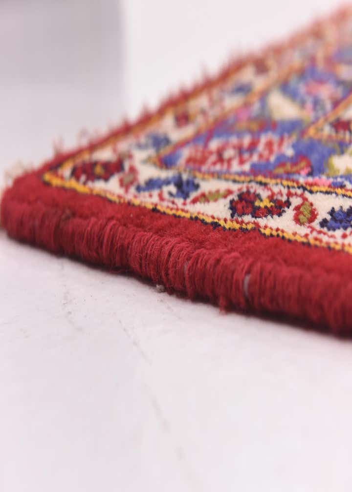9' 8 x 13' Hand Knotted Kashan Persian Wool Rug