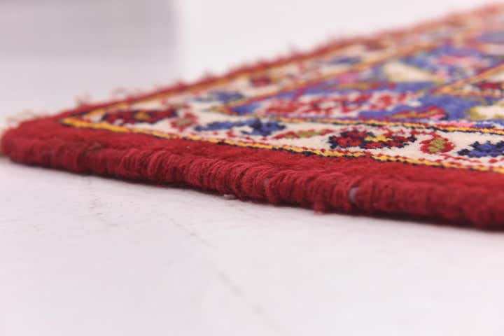 9' 8 x 13' Hand Knotted Kashan Persian Wool Rug