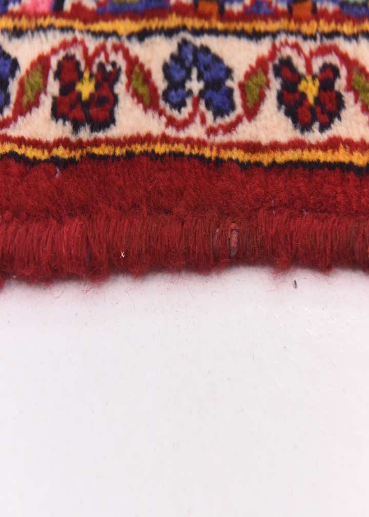 9' 8 x 13' Hand Knotted Kashan Persian Wool Rug