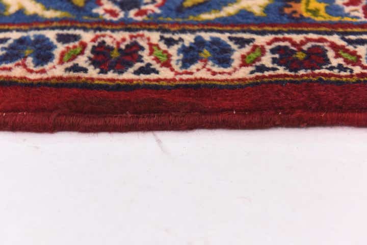 10' x 12' 9 Hand Knotted Kashan Persian Wool Rug