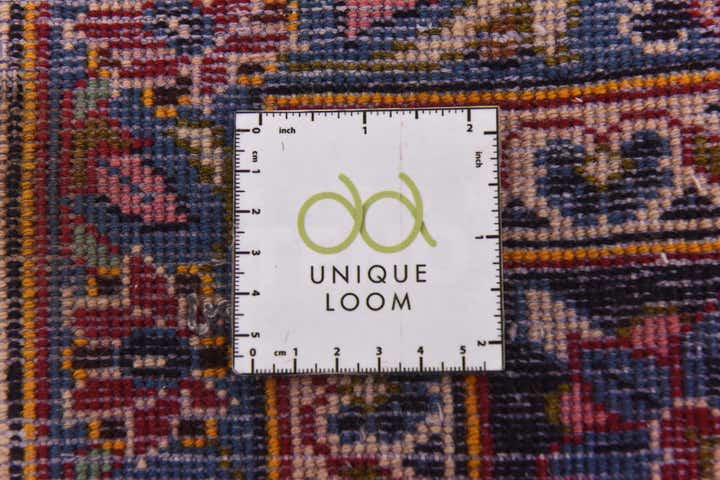 9' 10 x 13' Hand Knotted Kashan Persian Wool Rug
