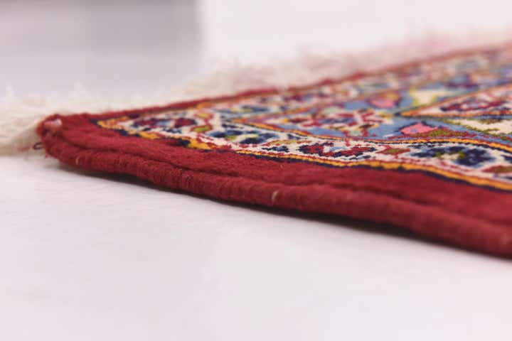 9' 10 x 13' Hand Knotted Kashan Persian Wool Rug