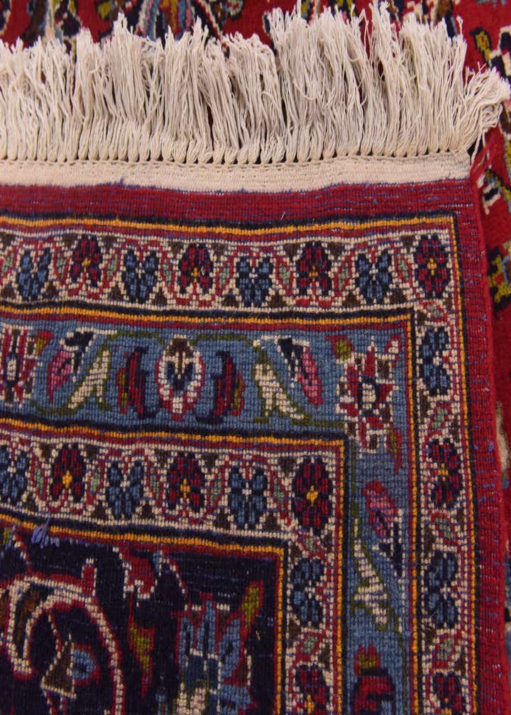 9' 9 x 13' 3 Hand Knotted Kashan Persian Wool Rug