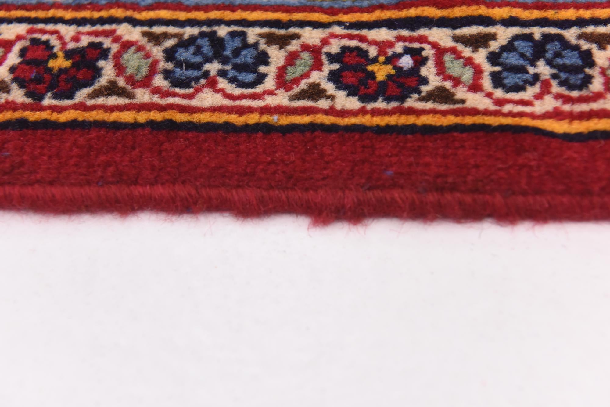 9' 9 x 13' 3 Hand Knotted Kashan Persian Wool Rug