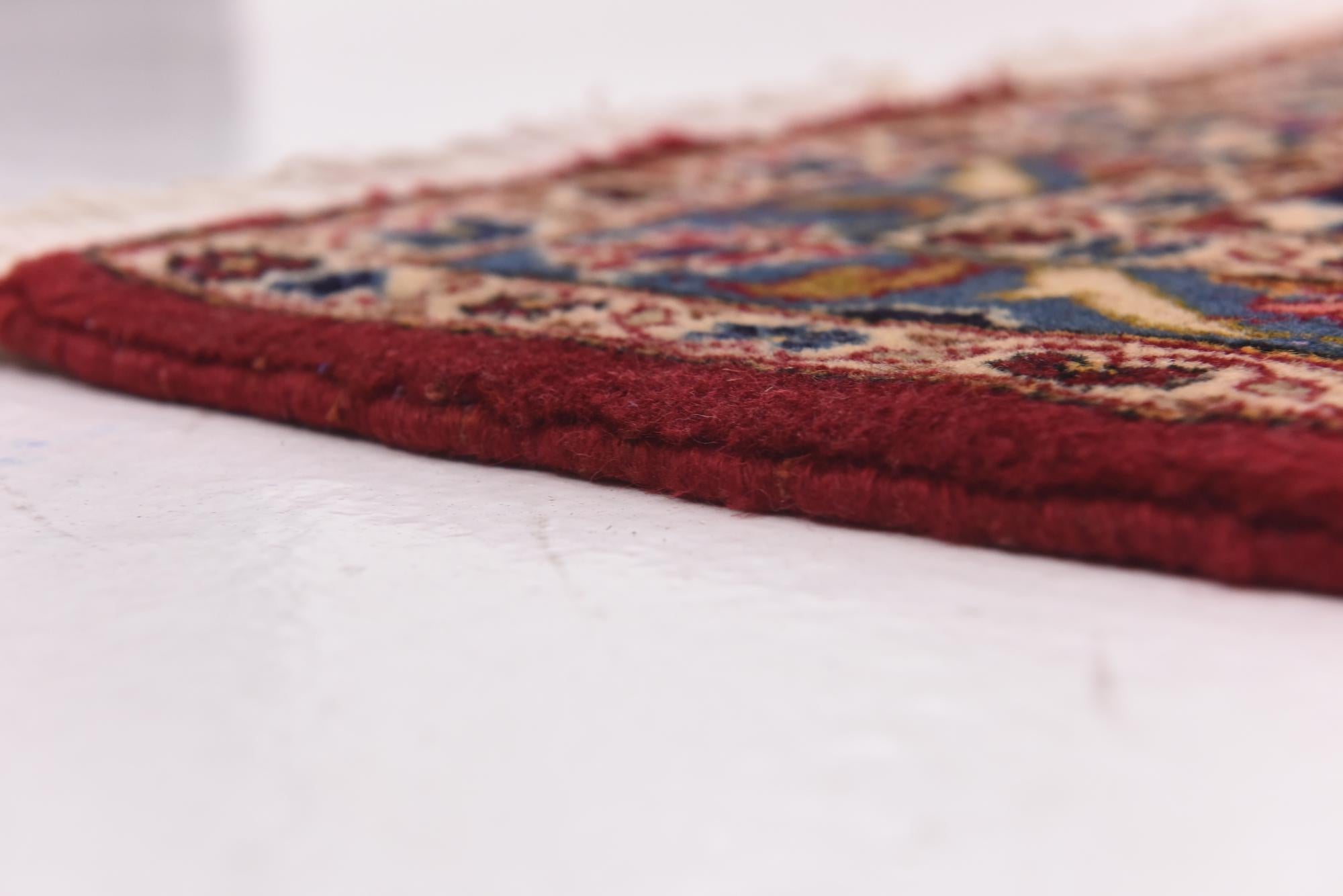 9' 9 x 13' Hand Knotted Kashan Persian Wool Rug