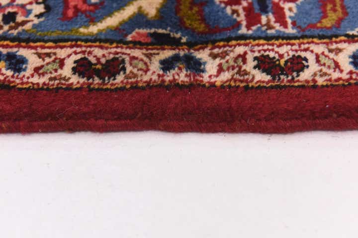 9' 9 x 13' Hand Knotted Kashan Persian Wool Rug