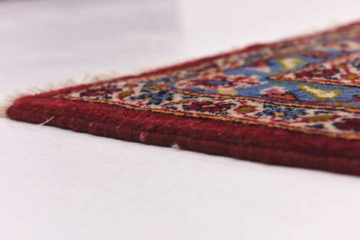 9' 7 x 13' 5 Hand Knotted Kashan Persian Wool Rug