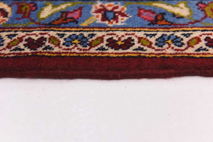 9' 7 x 13' 5 Hand Knotted Kashan Persian Wool Rug
