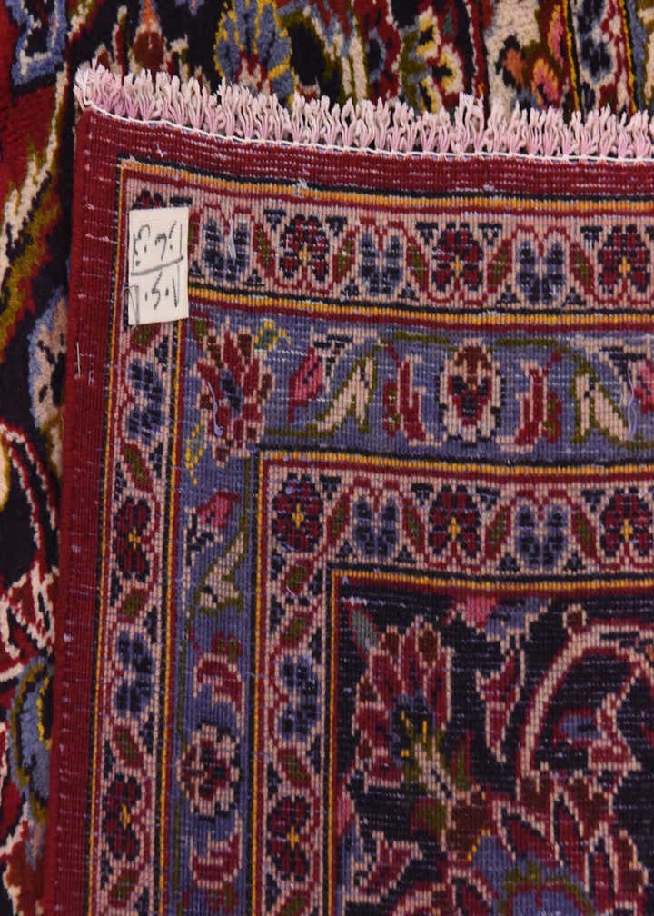 10' x 12' 8 Hand Knotted Kashan Persian Wool Rug