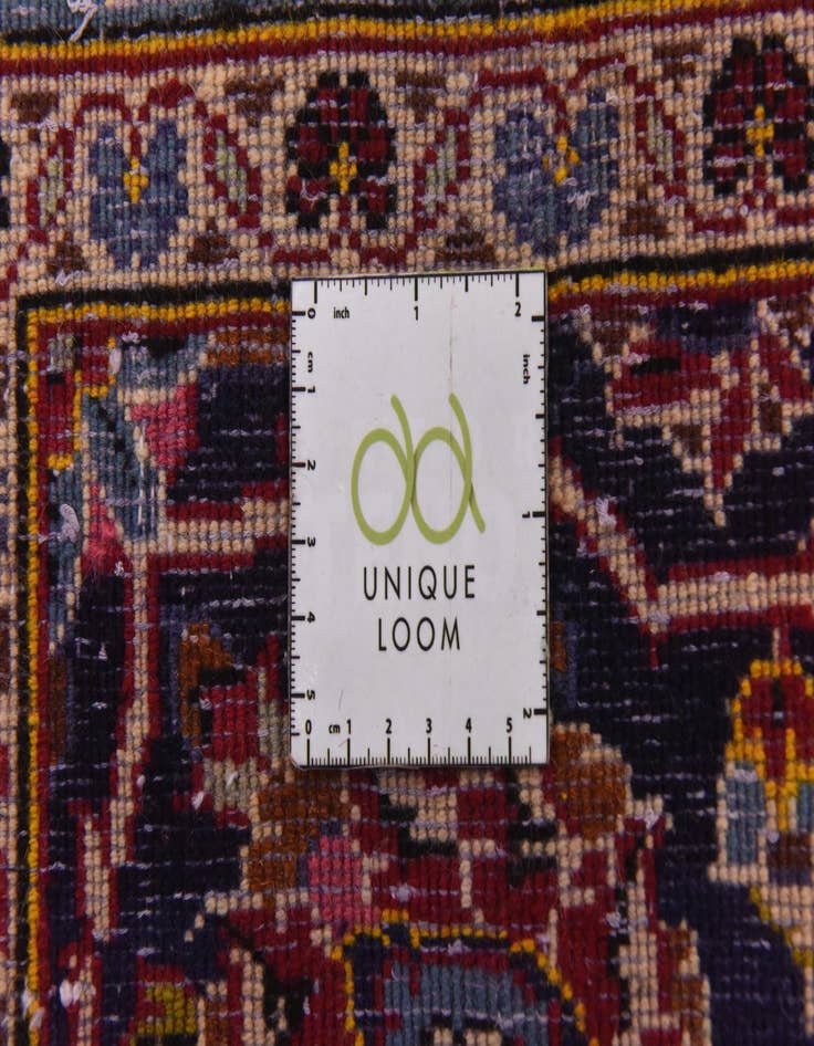 Detail image of 9' 10 x 13'  Hand Knotted Kashan Persian Wool Rug