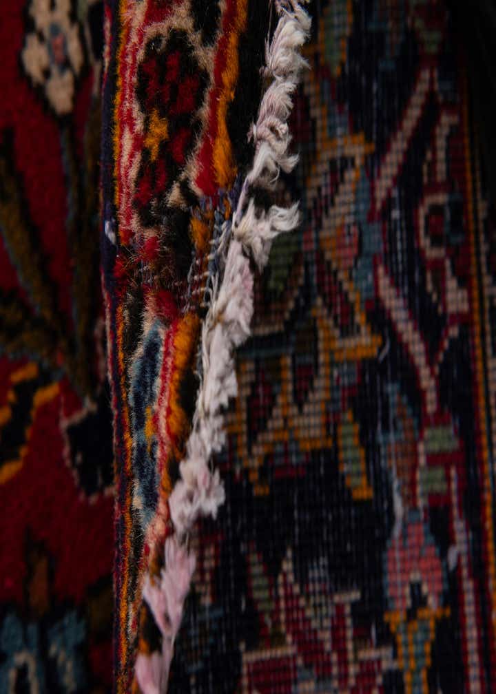 8' 10 x 12' 6 Hand Knotted Kashan Persian Wool Rug
