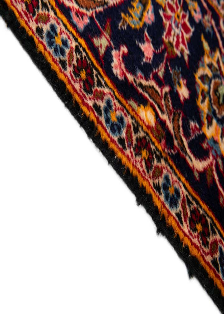 8' 10 x 12' 6 Hand Knotted Kashan Persian Wool Rug