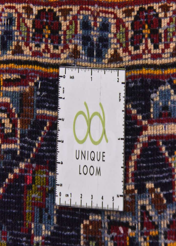 9' 8 x 12' 9 Hand Knotted Kashan Persian Wool Rug