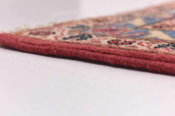 9' 7 x 13' 3 Hand Knotted Kashan Persian Wool Rug