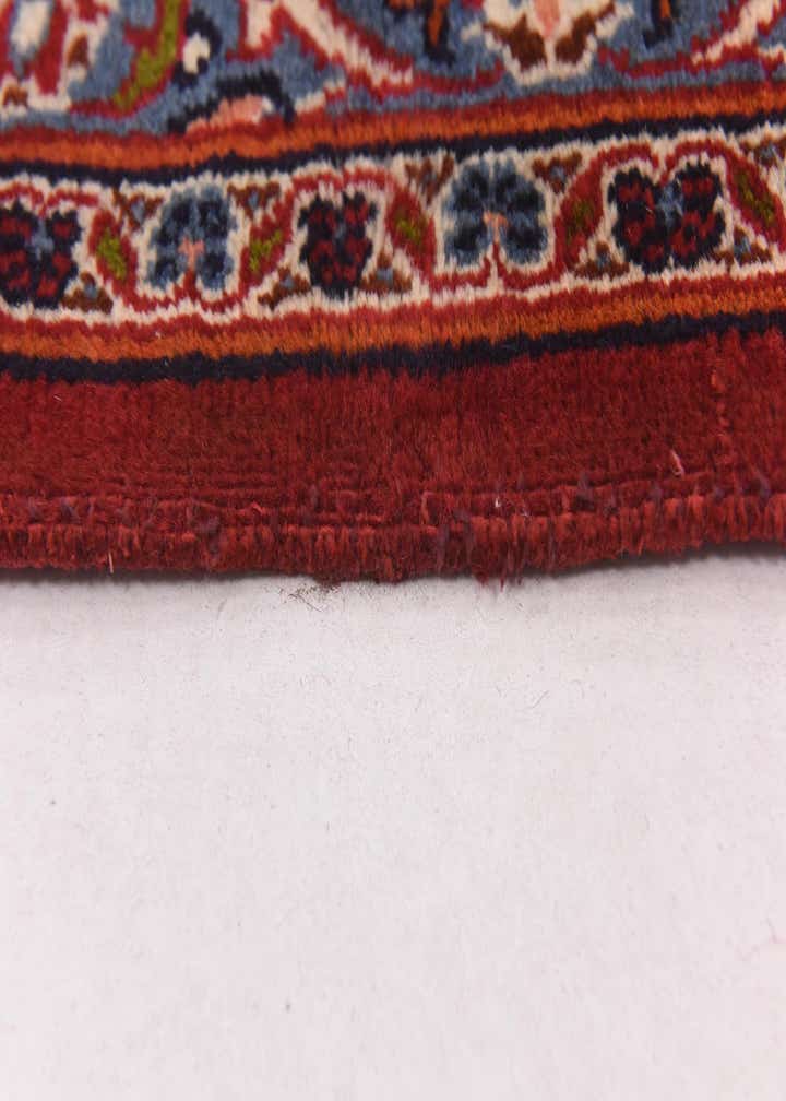 9' 9 x 12' 6 Hand Knotted Kashan Persian Wool Rug
