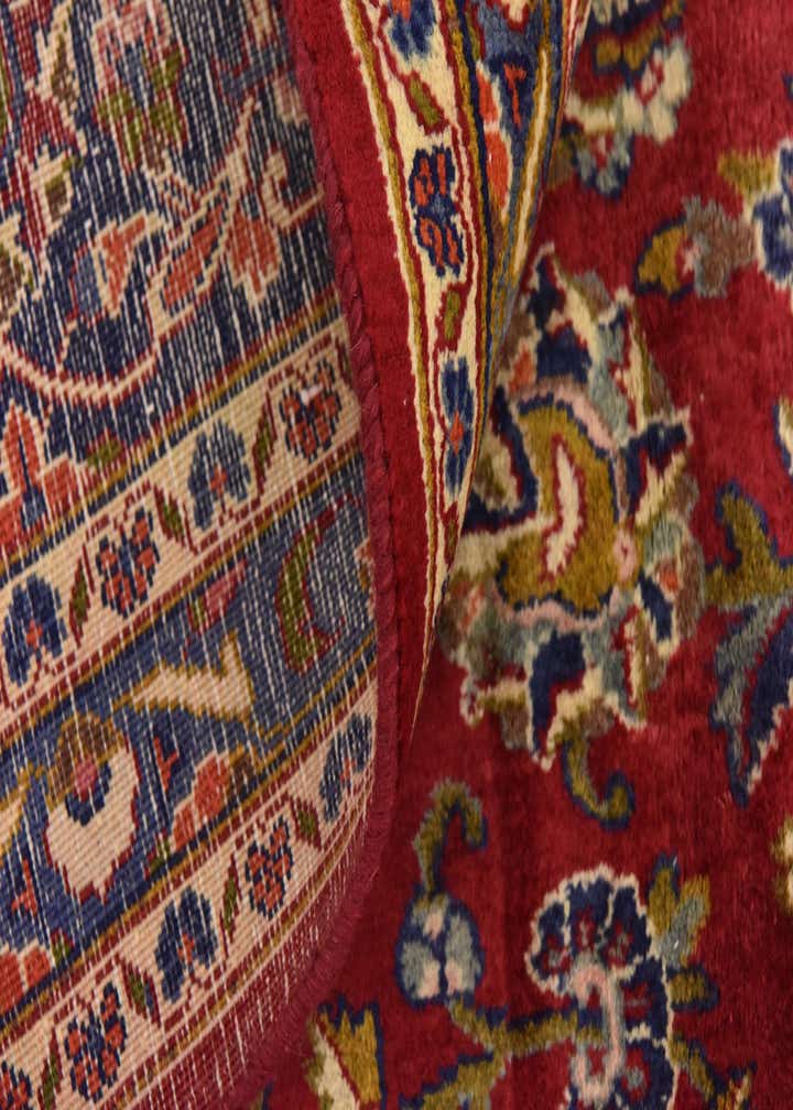 9' 6 x 13' Hand Knotted Kashan Persian Wool Rug
