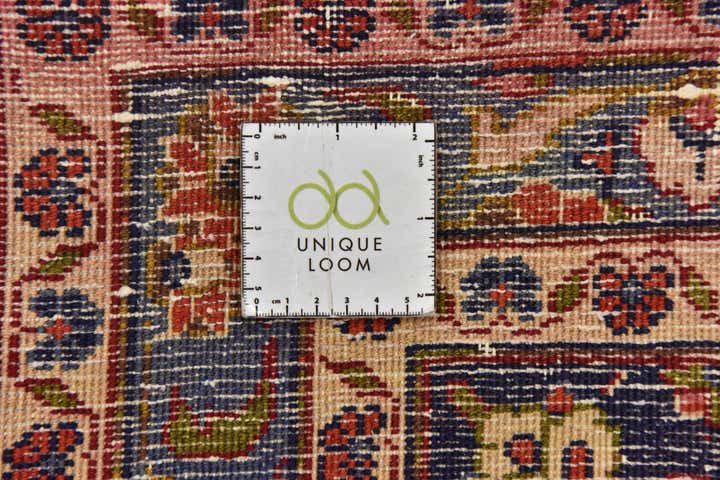 9' 6 x 13' Hand Knotted Kashan Persian Wool Rug