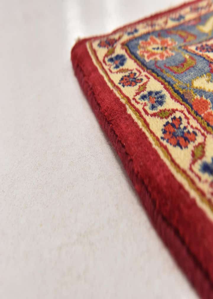 9' 6 x 13' Hand Knotted Kashan Persian Wool Rug