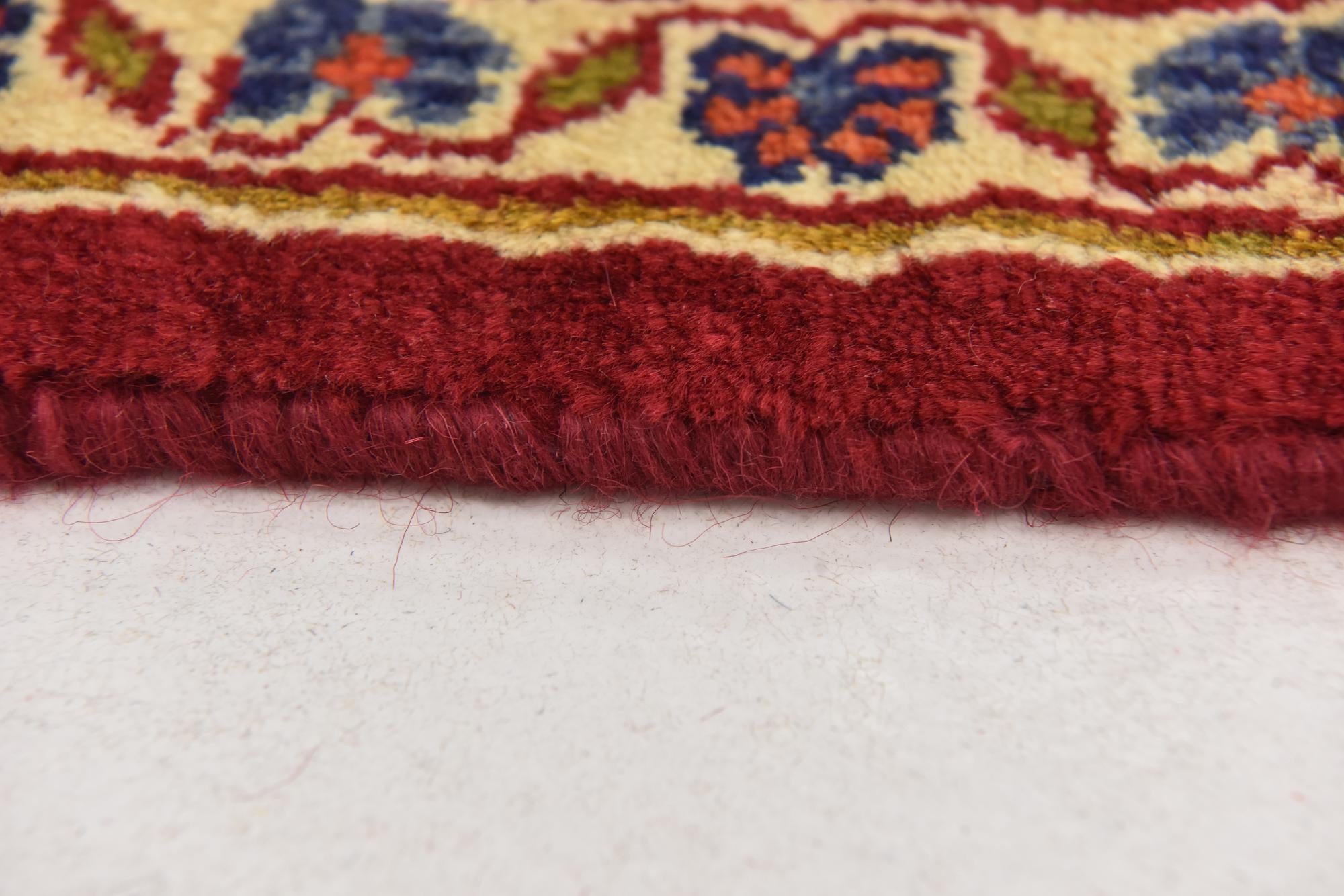 9' 6 x 13' Hand Knotted Kashan Persian Wool Rug