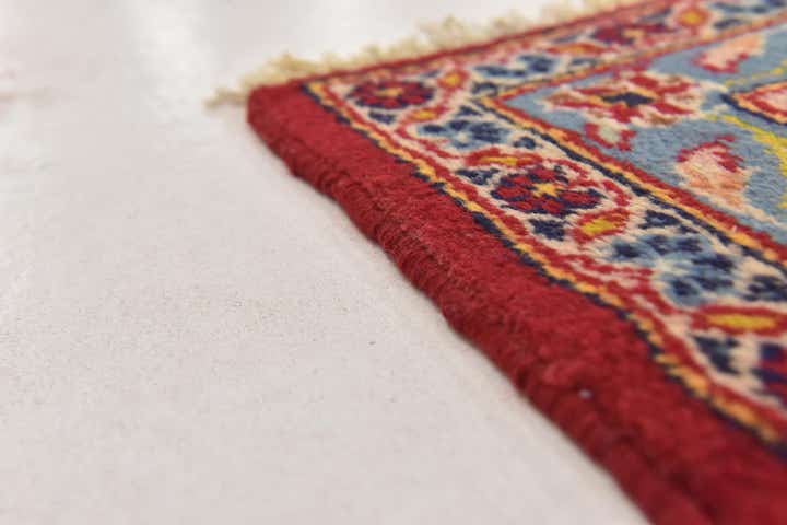 9' 6 x 13' 8 Hand Knotted Kashan Persian Wool Rug