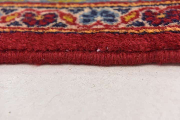 9' 6 x 13' 8 Hand Knotted Kashan Persian Wool Rug