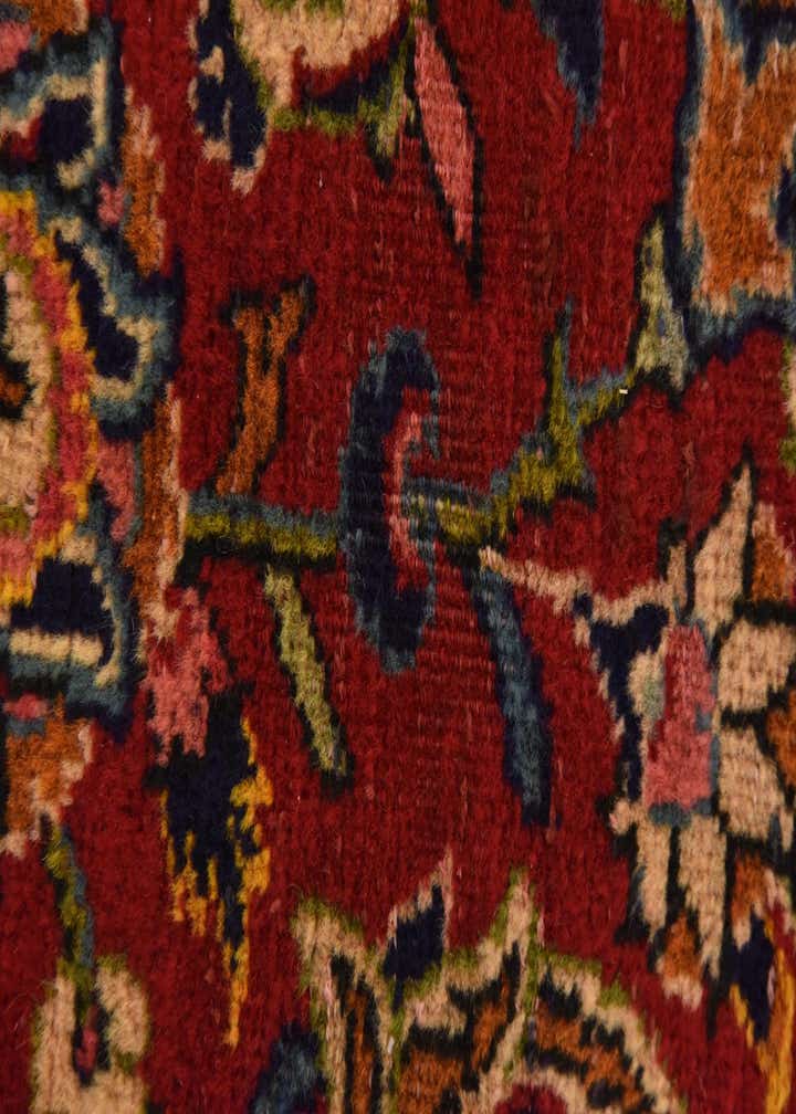 9' 6 x 12' 10 Hand Knotted Kashan Persian Wool Rug