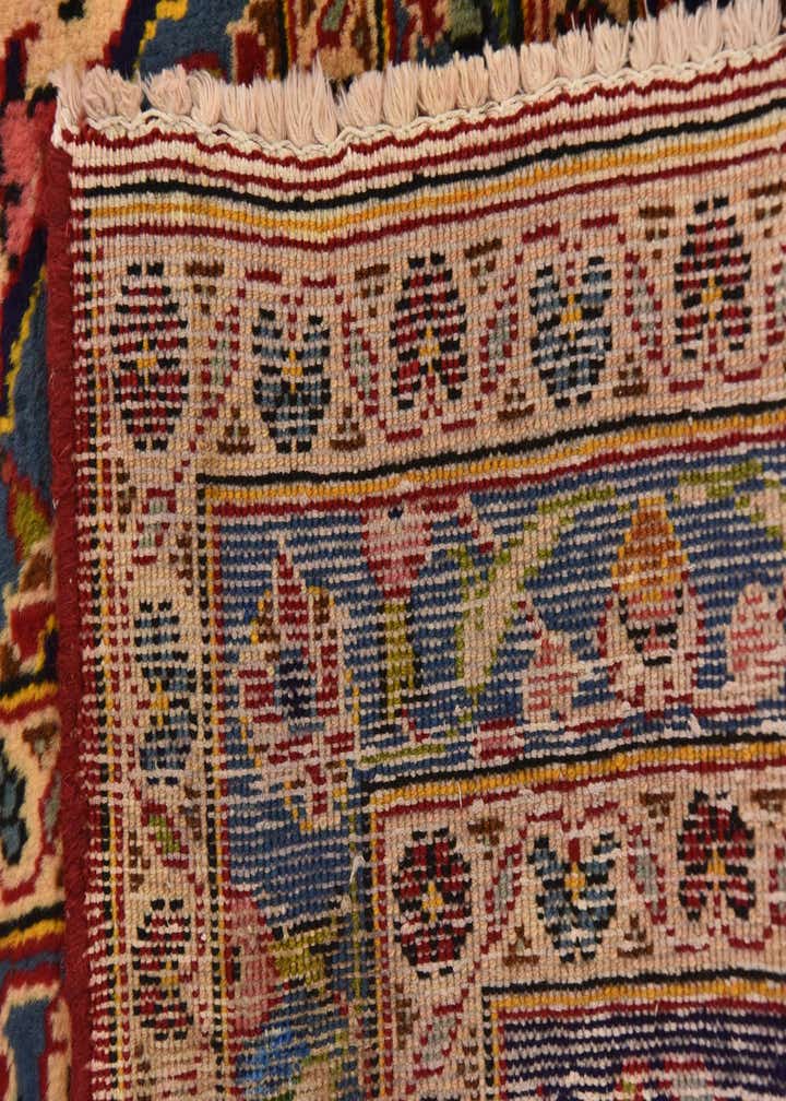 9' 6 x 12' 10 Hand Knotted Kashan Persian Wool Rug