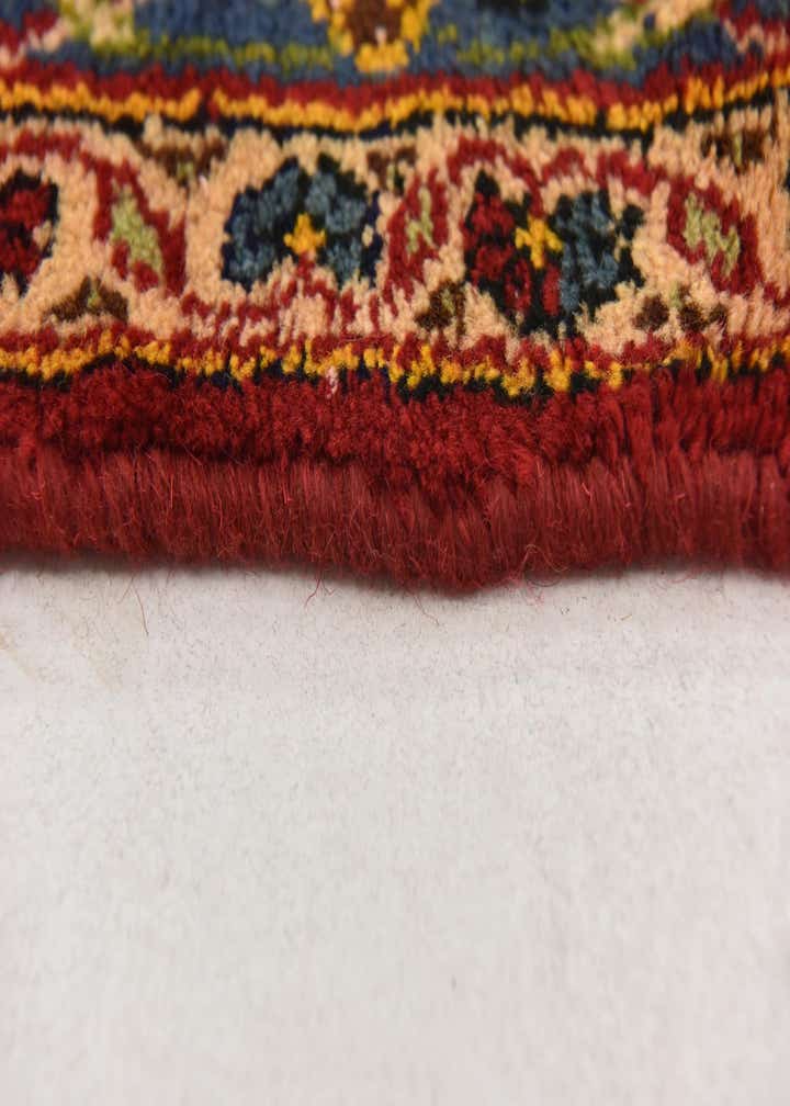 9' 6 x 12' 10 Hand Knotted Kashan Persian Wool Rug