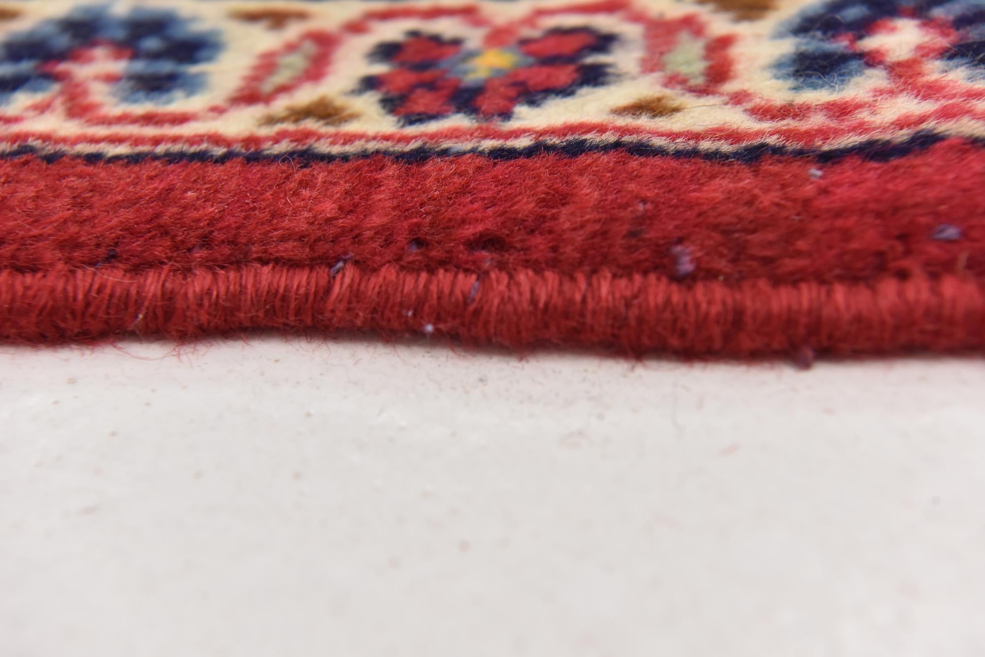 9' 7 x 12' 10 Hand Knotted Kashan Persian Wool Rug
